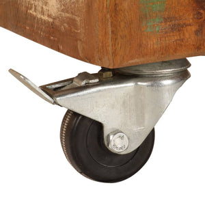 Tavolino da CaffÃ¨ 85x55x40 cm in Legno Massello di Recupero cod mxl 8700