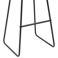 Sgabelli da Bar 2 pz Neri in Similpelle cod mxl 65329