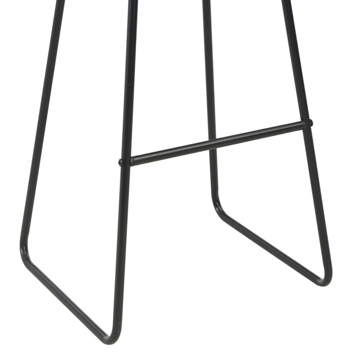 Sgabelli da Bar 2 pz Neri in Similpelle cod mxl 65329