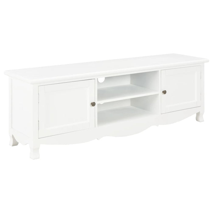 Mobile Porta TV Bianco 120x30x40 cm in Legno cod mxl 17307