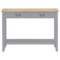 Tavolo Consolle Grigio 110x35x80 cm in Legno cod mxl 14342