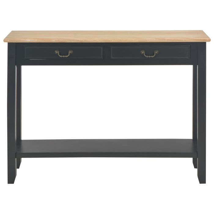 Tavolo Consolle Nero 110x35x80 cm in Legno cod mxl 16825