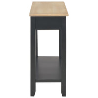 Tavolo Consolle Nero 110x35x80 cm in Legno 249903