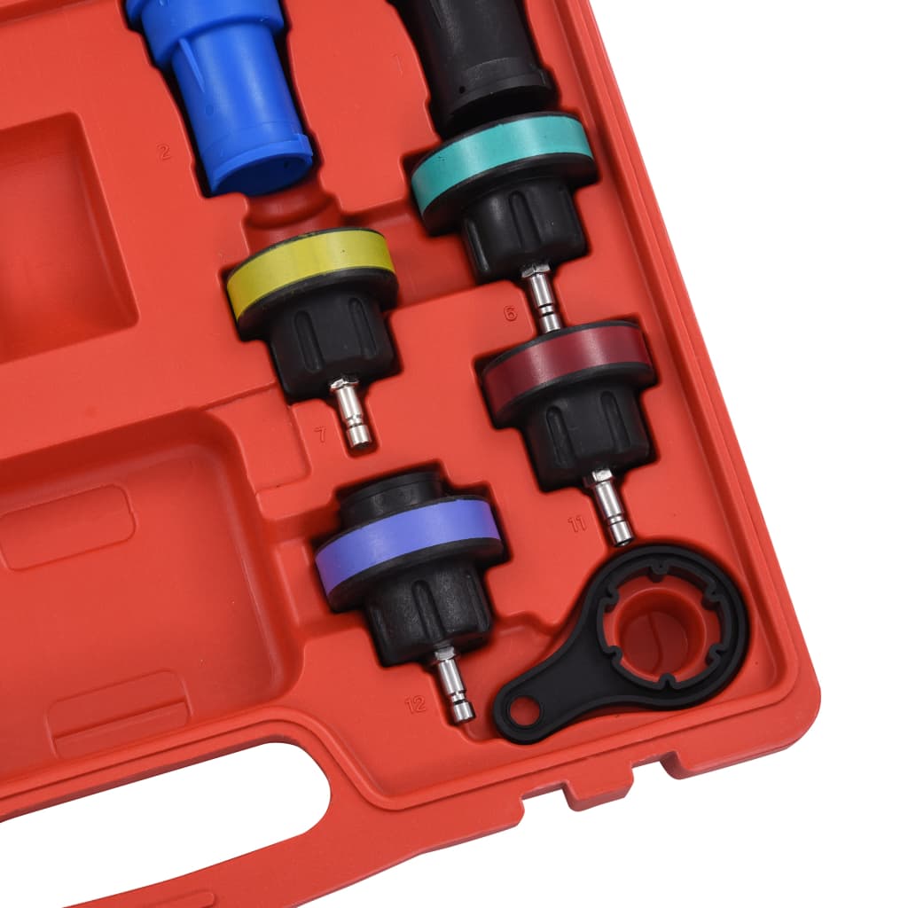 Tester di Pressione Sistemi di Raffreddamento e Radiatori 18 pz 210535