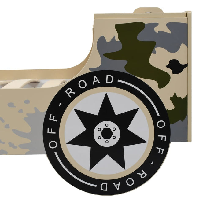 Letto Bimbo Fuori Strada 90x200cm Camouflage 244013