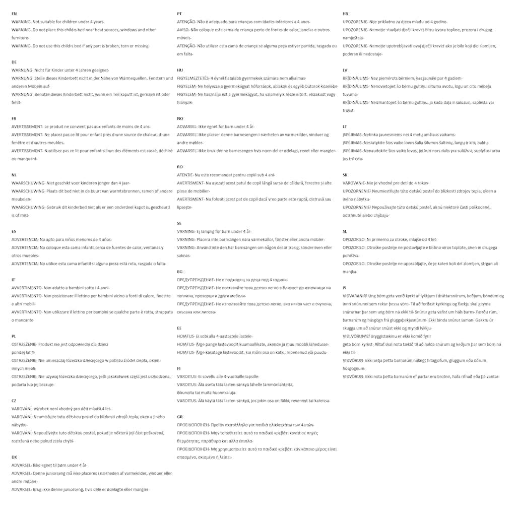 Letto Bimbo ad Auto da Corsa 90x200 cm Rosso 245660