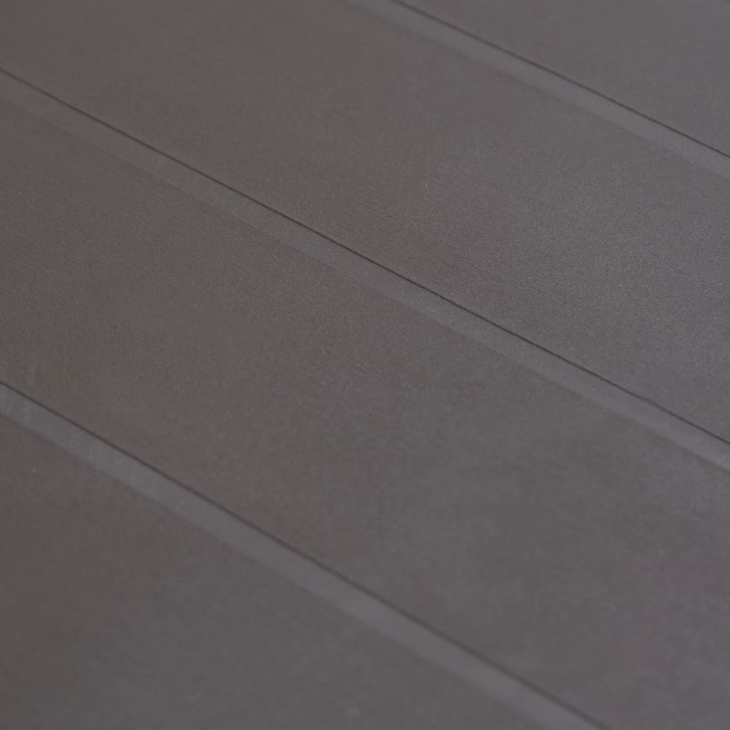 Tavolo da Giardino Marrone 220x90x72 cm Plastica Stile Rattan 45609