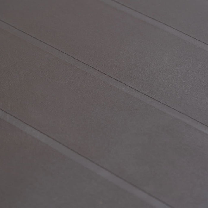 Tavolo da Giardino Marrone 220x90x72 cm Plastica Stile Rattan 45609