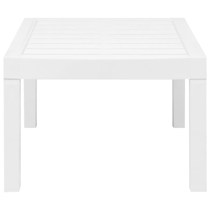 Set Salotto da Giardino 3 pz in Plastica Bianco 45620