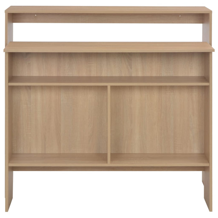 Tavolo da Bar a 2 Livelli Rovere 130x40x120 cm  cod mxl 73507