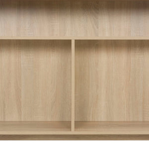 Tavolo da Bar con 2 Piani d'Appoggio Rovere 130x40x120 cm 280219