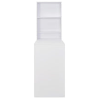 Tavolo da Bar con Mobiletto Bianco 115x59x200 cm 280227