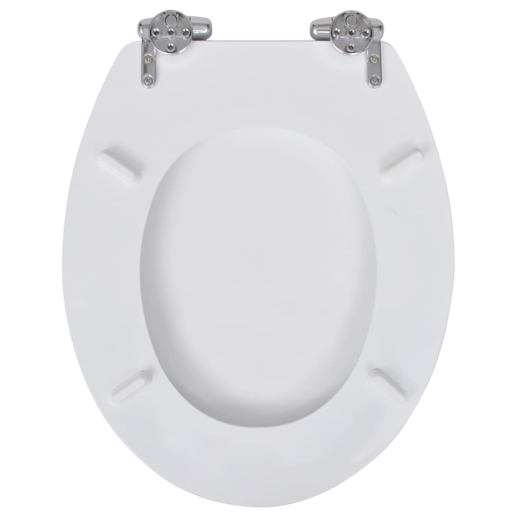 Set di due sedili con coperchio WC con coperture in MDF bianco 02_0002941