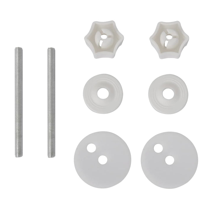 Set di due sedili con coperchio WC con coperture in MDF bianco 02_0002941