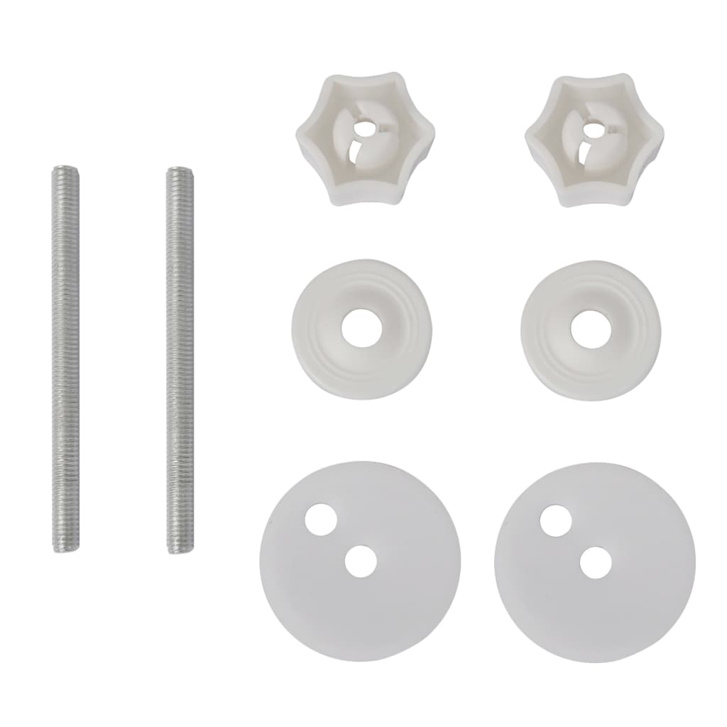 Copriwater a Chiusura Ammortizzata 2 pz in MDF Nero  cod mxl 49225