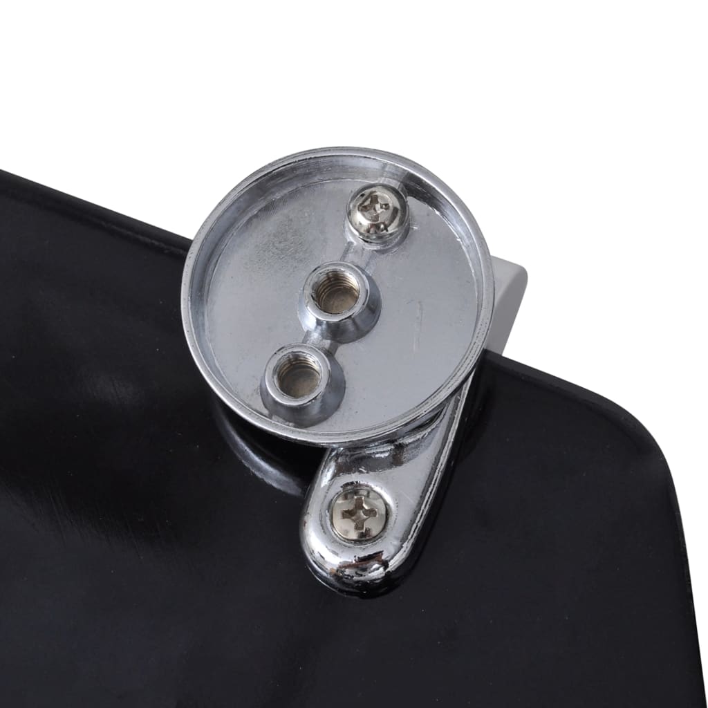 Tavolette WC con Coperchi 2 pz in MDF Nere cod mxl 52163