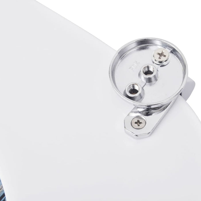 Tavolette WC con Coperchi 2 pz in MDF Design Legno Antico 275913