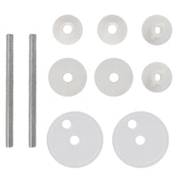 Tavolette WC con Coperchi 2 pz in MDF Design Legno Antico cod mxl 50141