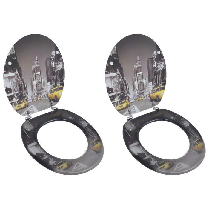 Set di due sedili con coperchio WC con coperture in MDF New York 02_0002951