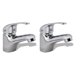 Set due rubinetti bidet bagno cromo 02_0003529