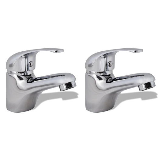 Set due rubinetti bidet bagno cromo 02_0003529