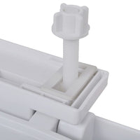 Set di due sedili copriwater con coperture in plastica bianca 02_0002956