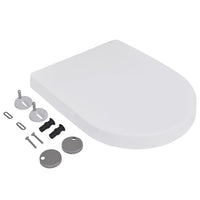 Set due sedili wc con freno anticaduta chiusura ammortizzata in plastica bianca 02_0002958