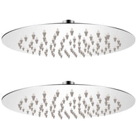 Soffione per Doccia a Pioggia 2 pz Acciaio Inossidabile Ã˜ 20 cm cod mxl 53716