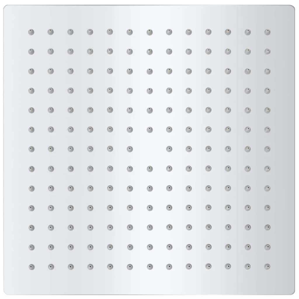 Soffione per Doccia a Pioggia 2pz Acciaio Inossidabile 25x25 cm 275940