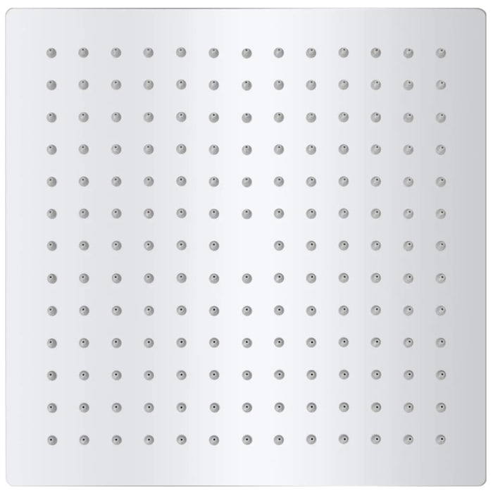 Soffione per Doccia a Pioggia 2pz Acciaio Inossidabile 25x25 cm cod mxl 46207