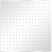 Soffione per Doccia a Pioggia 2pz Acciaio Inossidabile 40x40cm  cod mxl 45869
