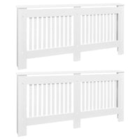 Copritermosifoni 2 pz in MDF 172 cm Bianchi 276005