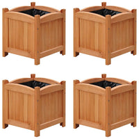 Letti Rialzati da Giardino 4 pz 30x30x30 cm