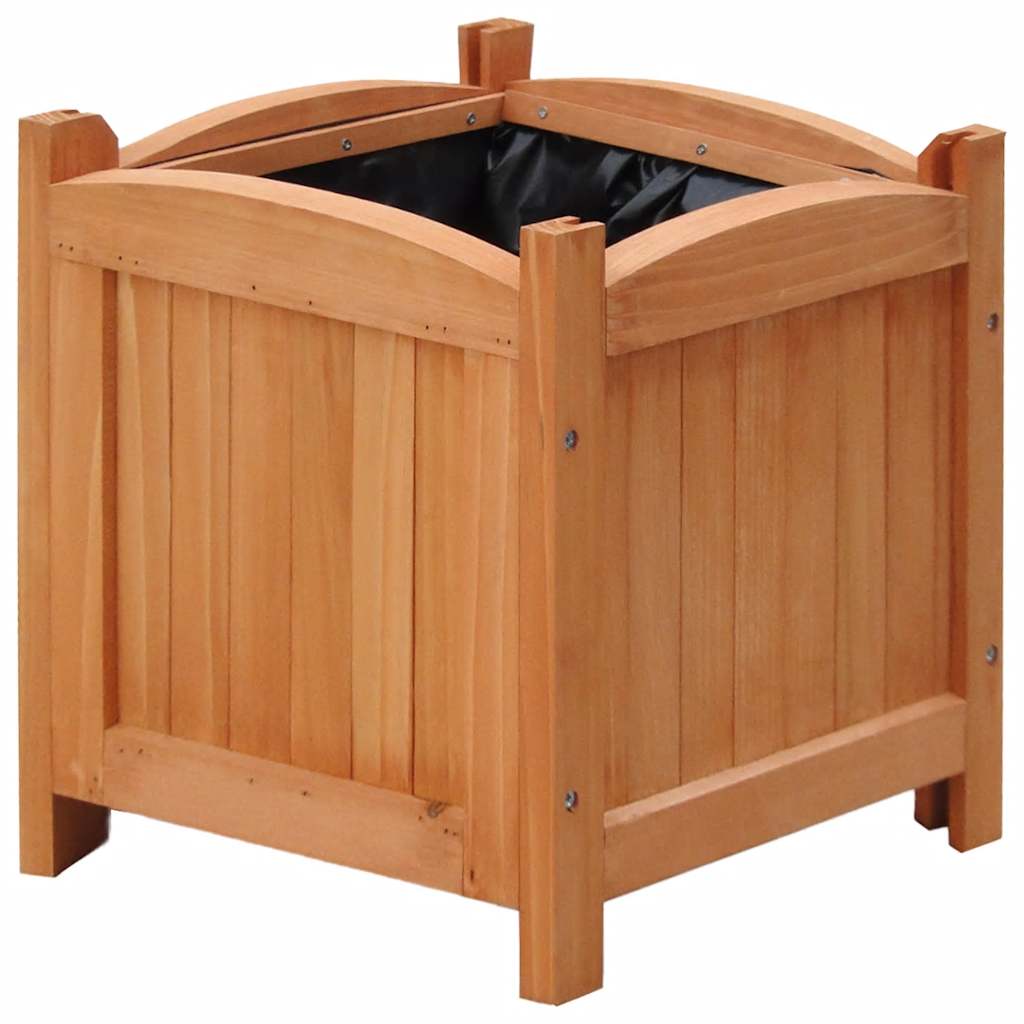 Letti Rialzati da Giardino 4 pz 30x30x30 cm