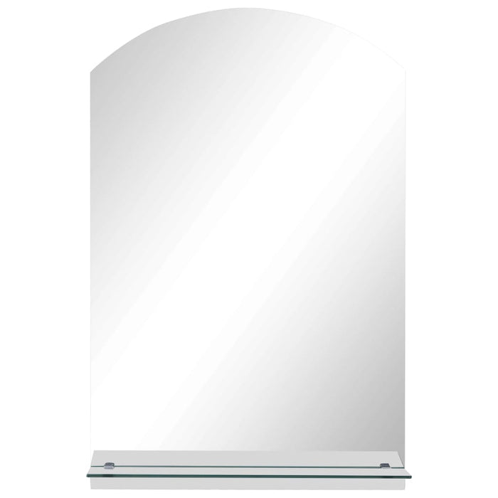 Specchio da Parete con Mensola 40x60 cm in Vetro Temperato cod mxl 56144