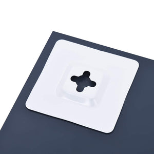 Specchio da Parete con Mensola-Specchio a Muro-Specchio Decorativo 60x60 cm in Vetro Temperato