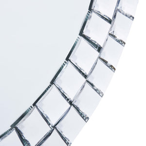 Specchio da Parete Argento 70 cm in Vetro Temperato 249450