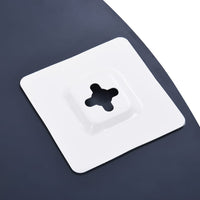 Specchio da Parete Argento 70 cm in Vetro Temperato 249450