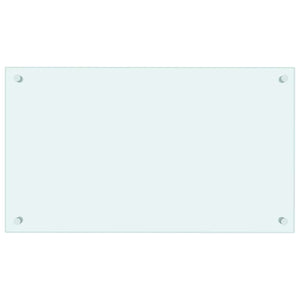 Paraschizzi per Cucina-Protezione parete cucina Bianco 70x40 cm in Vetro Temperato