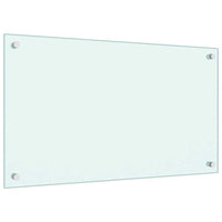 Paraschizzi per Cucina Bianco 70x40 cm in Vetro Temperato 249451