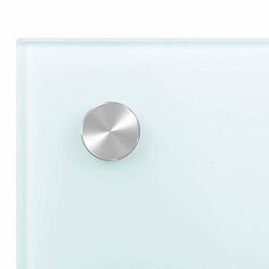 Paraschizzi per Cucina Bianco 70x40 cm in Vetro Temperato 249451