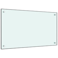 Paraschizzi per Cucina Bianco 70x40 cm in Vetro Temperato 249451
