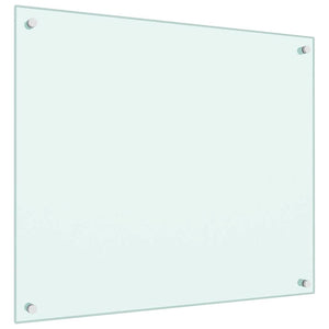 Paraschizzi per Cucina-Protezione parete cucina Bianco 70x60 cm in Vetro Temperato