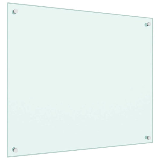 Paraschizzi per Cucina Bianco 70x60 cm in Vetro Temperatocod mxl 73072