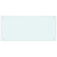 Paraschizzi per Cucina Bianco 90x40 cm in Vetro Temperatocod mxl 121117