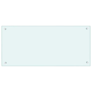 Paraschizzi per Cucina Bianco 90x40 cm in Vetro Temperatocod mxl 121117