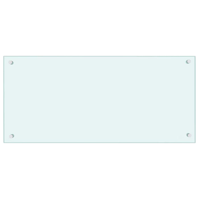 Paraschizzi per Cucina Bianco 90x40 cm in Vetro Temperatocod mxl 121117