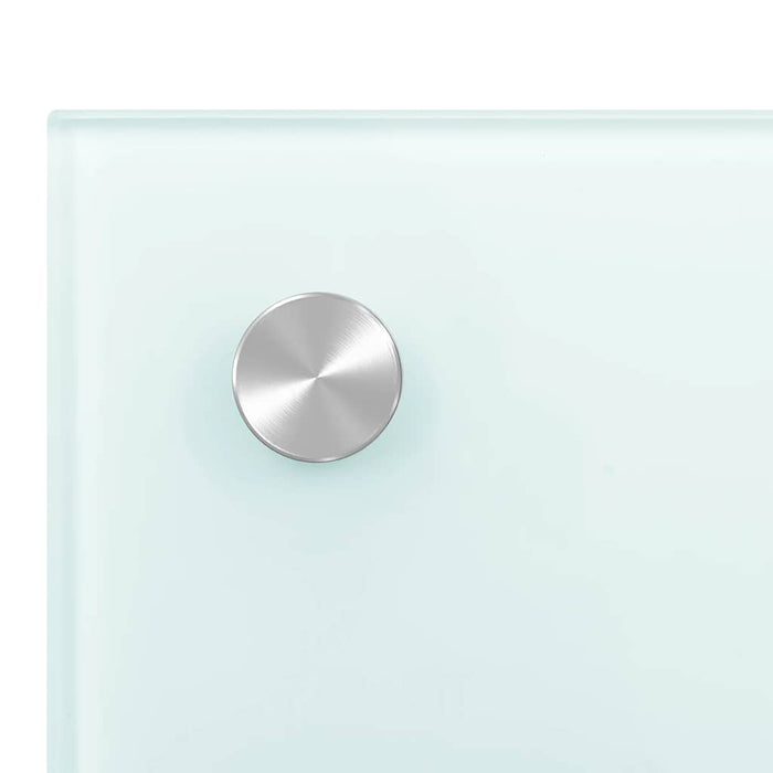 Paraschizzi per Cucina Bianco 90x40 cm in Vetro Temperato 249457