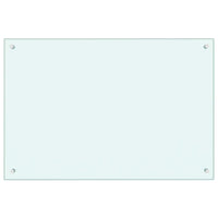 Paraschizzi per Cucina Bianco 90x60 cm in Vetro Temperatocod mxl 97224