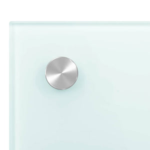 Paraschizzi per Cucina Bianco 90x60 cm in Vetro Temperato 249459